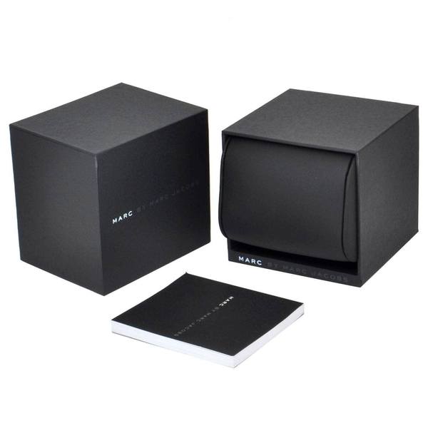 Marc By Marc Jacobs Baker White Dial Leather Ladies Watch MBM1316 - Watch