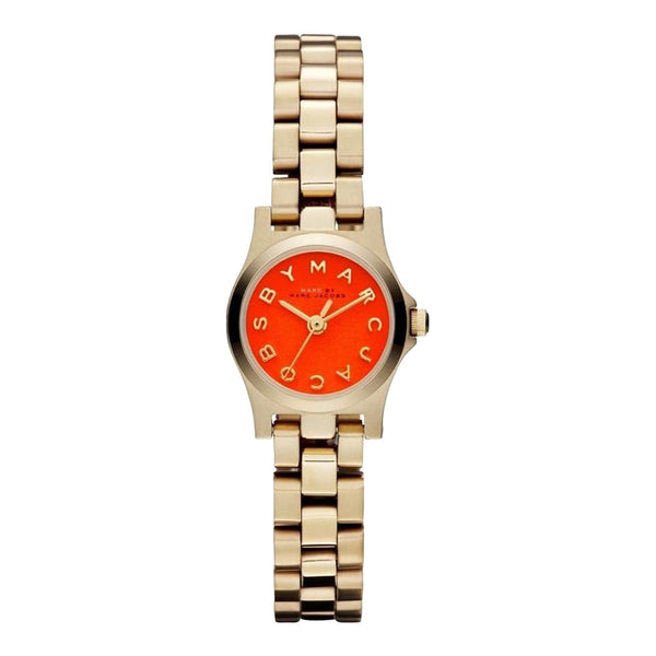 Marc By Marc Jacobs Henry Dinky Orange Dial Ladies Watch  MBM3202 - The Watches Men & CO