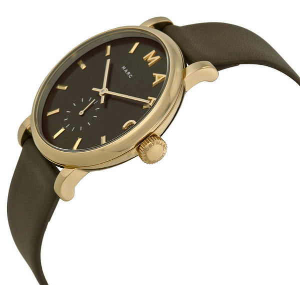 Marc by Marc Jacobs Baker Olive Dial Olive Leather Ladies Watch MBM1328 - BigDaddy Watches #2