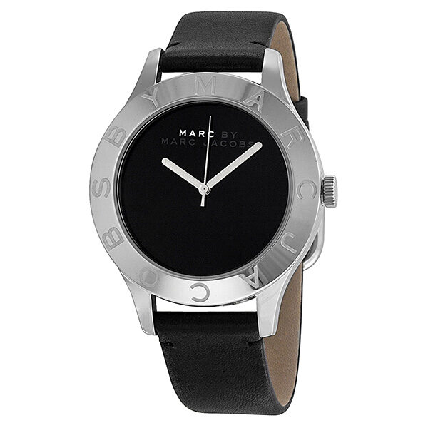 Marc by Marc Jacobs Blade Black Dial Black Leather Unisex Watch - BigDaddy Watches