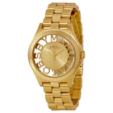 Marc by Marc Jacobs Henry Champagne Dial Gold-plated Ladies Watch MBM3292 - BigDaddy Watches