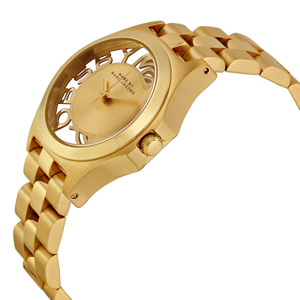 Marc by Marc Jacobs Henry Champagne Dial Gold-plated Ladies Watch MBM3292 - BigDaddy Watches #2