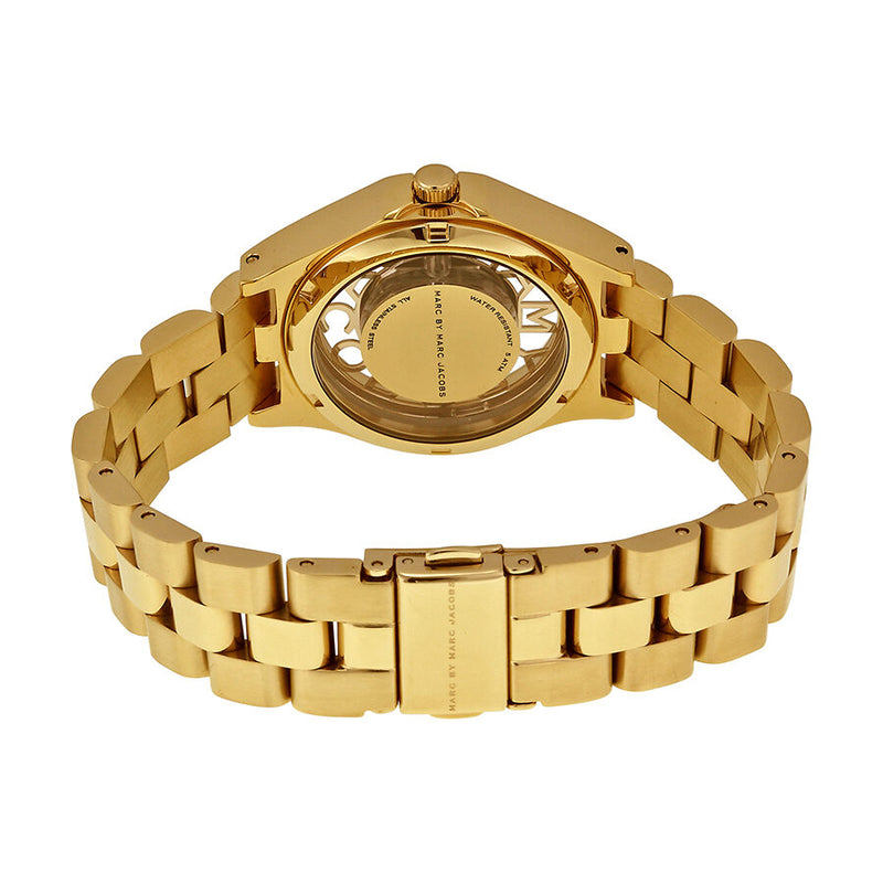 Marc by Marc Jacobs Henry Champagne Dial Gold-plated Ladies Watch MBM3292 - BigDaddy Watches #3