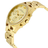 Marc by Marc Jacobs Henry Chronograph Champagne Dial Gold-plated Ladies Watch MBM3105