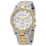 Marc by Marc Jacobs Henry Chronograph Silver Dial Stainless Steel Ladies Watch MBM3197 - BigDaddy Watches