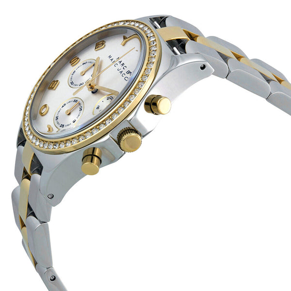 Marc by Marc Jacobs Henry Chronograph Silver Dial Stainless Steel Ladies Watch MBM3197 - BigDaddy Watches #2