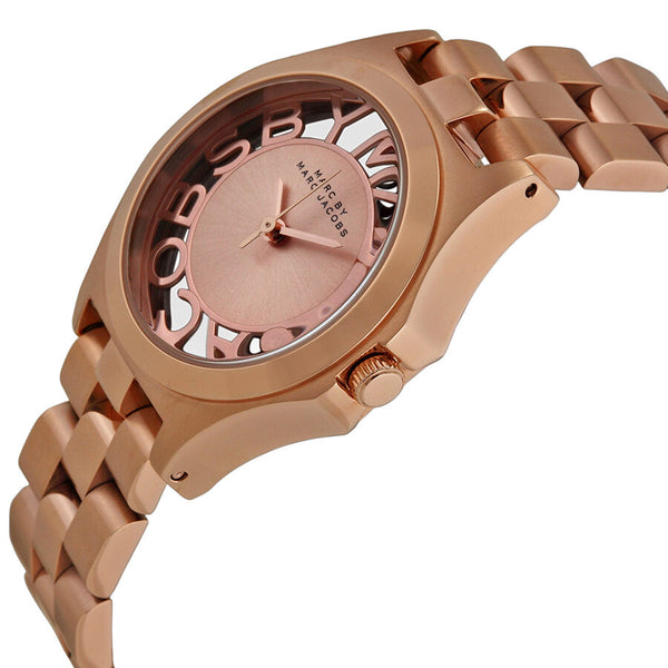 Marc by Marc Jacobs Henry Rose Dial Rose Gold-plated Ladies Watch MBM3293 - BigDaddy Watches #2