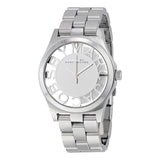 Marc by Marc Jacobs Henry Skeleton Silver Dial Stainless Steel Ladies Watch MBM3205 - BigDaddy Watches