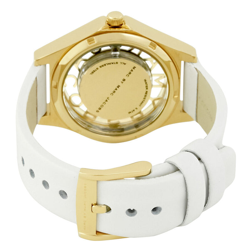 Marc by Marc Jacobs Henry White Dial White Leather Ladies Watch MBM1339 - BigDaddy Watches #3