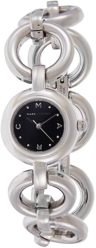 Marc by Marc Jacobs MBM3004 women's watch with black dial and stainless steel band