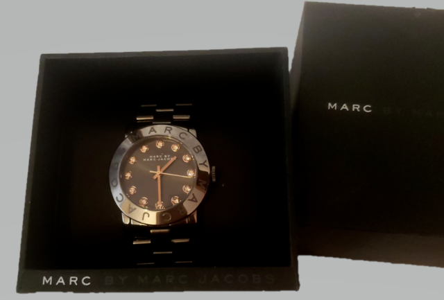 Marc By Marc Jacobs MBM8596 Rock Crystal women's watch in branded black box packaging