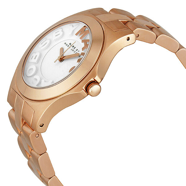 Marc by Marc Jacobs Rivera White Dial Rose Gold Ion-plated Unisex Watch MBM3135 - BigDaddy Watches #2