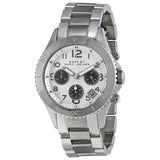 Marc by Marc Jacobs Rock Chronograph Silver Dial Stainless Steel Unisex Watch MBM3155 - BigDaddy Watches