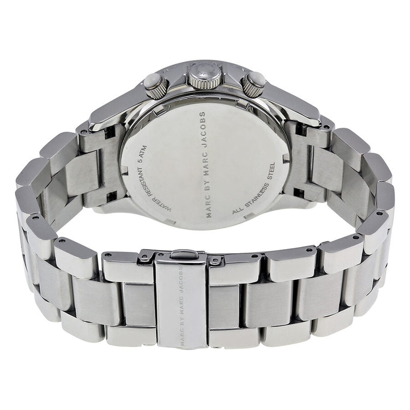 Marc by Marc Jacobs Rock Chronograph Silver Dial Stainless Steel Unisex Watch MBM3155 - BigDaddy Watches #3