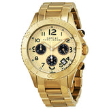 Marc By Marc Jacobs Rock Metal Chronograph Gold Ion-plated Men's Watch MBM3158 - BigDaddy Watches