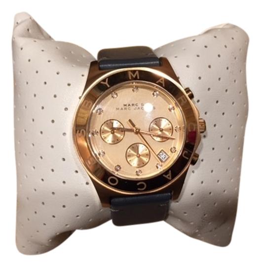 Marc By Marc Jacobs Blade Rose Gold Women's Leather Chronograph Watch MBM1188 - Big Daddy Watches #4