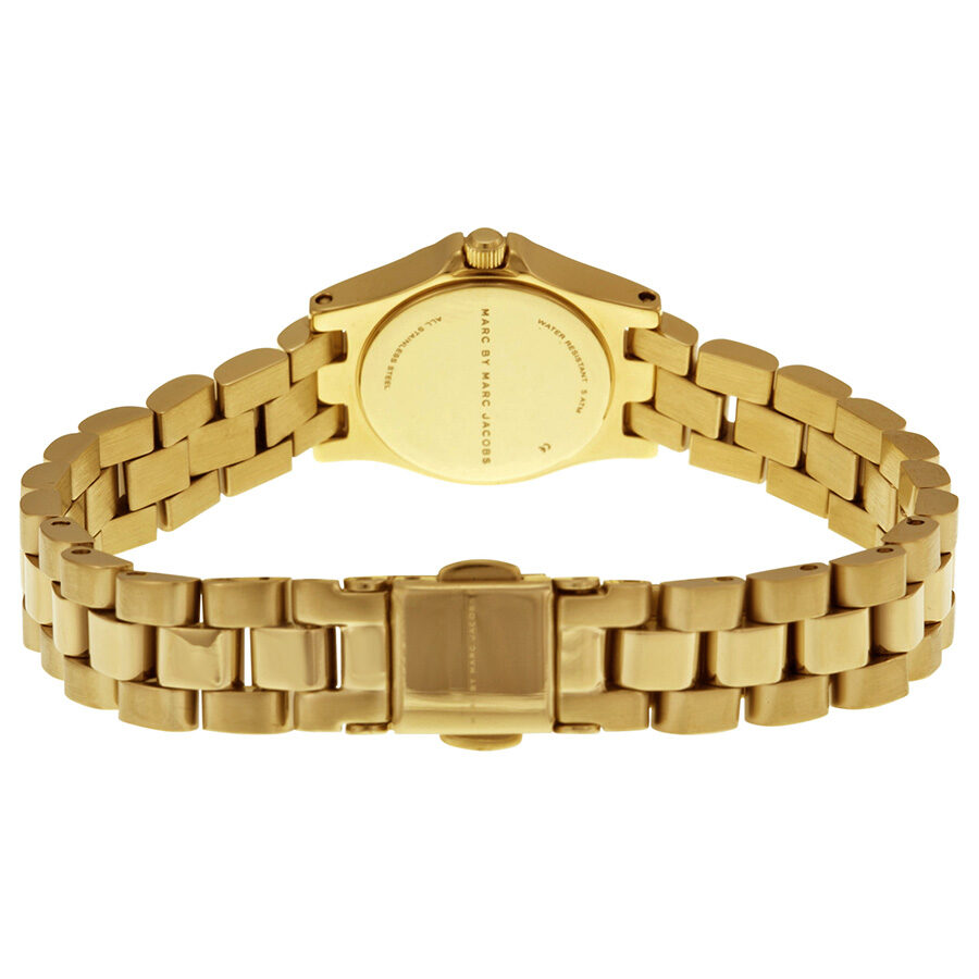 Marc by Marc Jacobs Henry Dinky watch caseback and bracelet rear view
