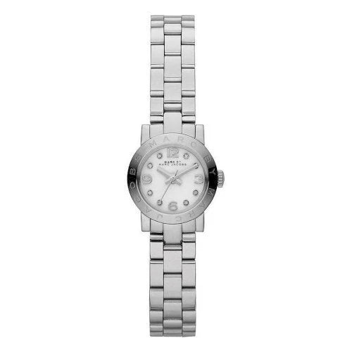 Marc Jacobs Amy MBM8611 women's watch with white dial and silver stainless steel bracelet