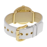 Marc by Marc Jacobs Amy White Dial Gold-tone White Leather Ladies Watch MBM1150 - BigDaddy Watches #3