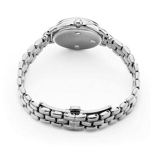 Marc Jacobs Betty MJ3510 silver steel link bracelet with clasp closure