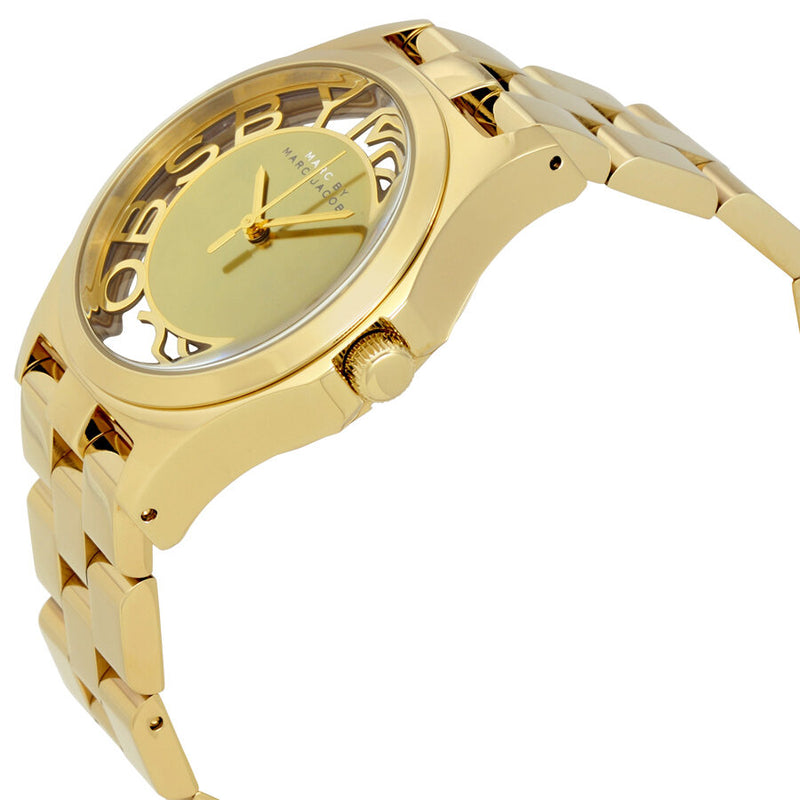 Marc by Marc Jacobs Henry Skeleton Gold Dial Ladies Watch MBM3206 - BigDaddy Watches #2