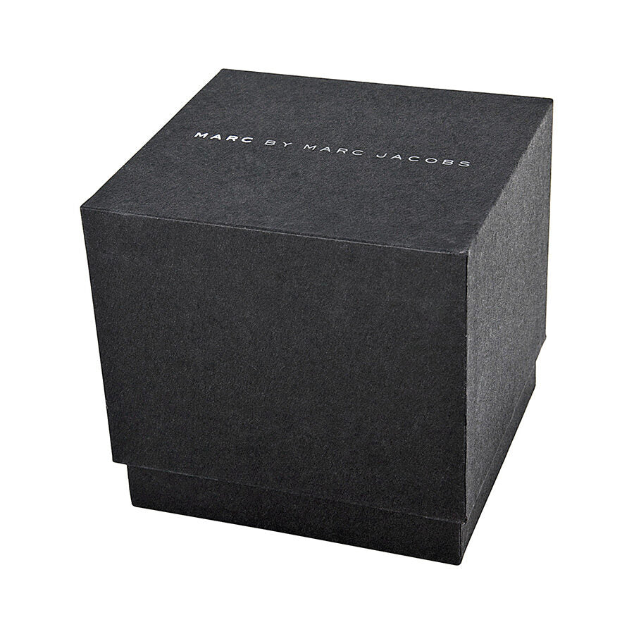 Marc by Marc Jacobs branded black gift box packaging