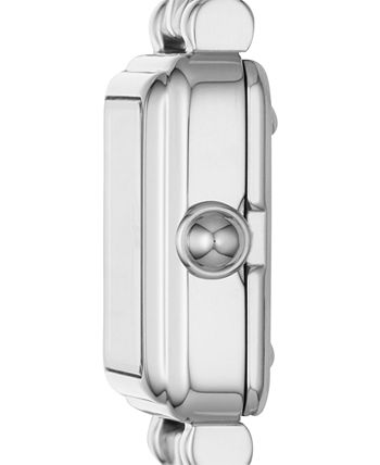 Marc Jacobs MJ3529 watch side profile showing square case and crown detail
