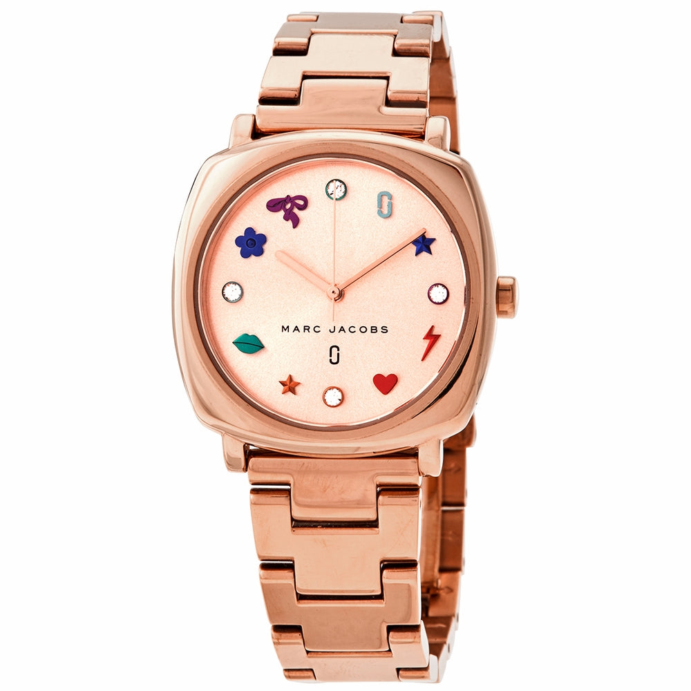 Marc Jacobs Mandy Rose Gold Dial Rose Gold Tone Watch MJ3550
