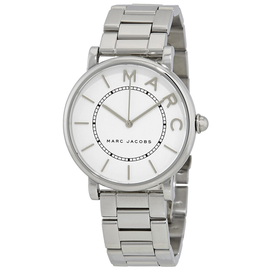 Marc Jacobs Roxy women's watch MJ3521 angled three-quarter view showing dial and bracelet