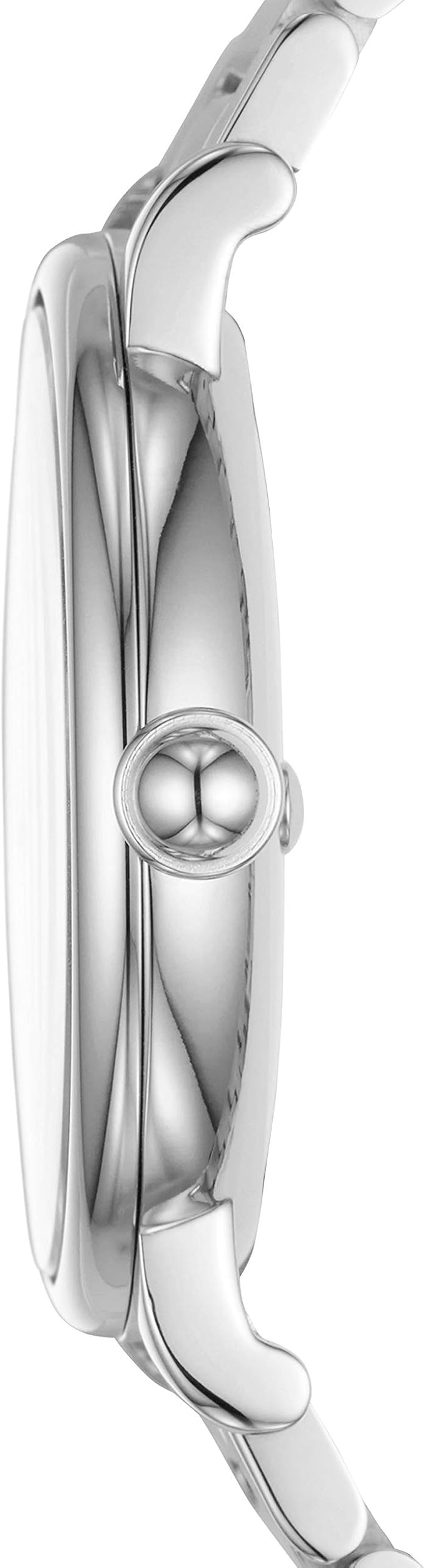 Marc Jacobs Roxy women's watch MJ3521 detail view of case and bracelet profile