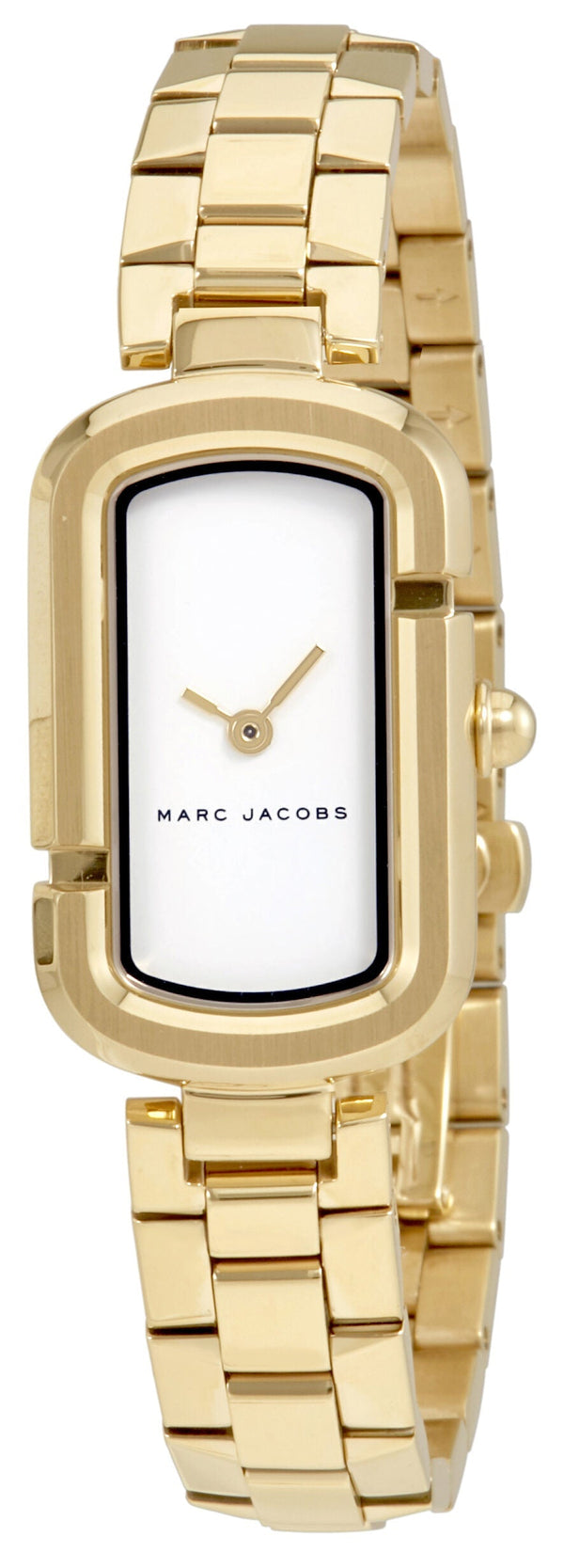 Marc Jacobs The Jacobs White Dial Ladies Gold Tone Watch MJ3504 - BigDaddy Watches