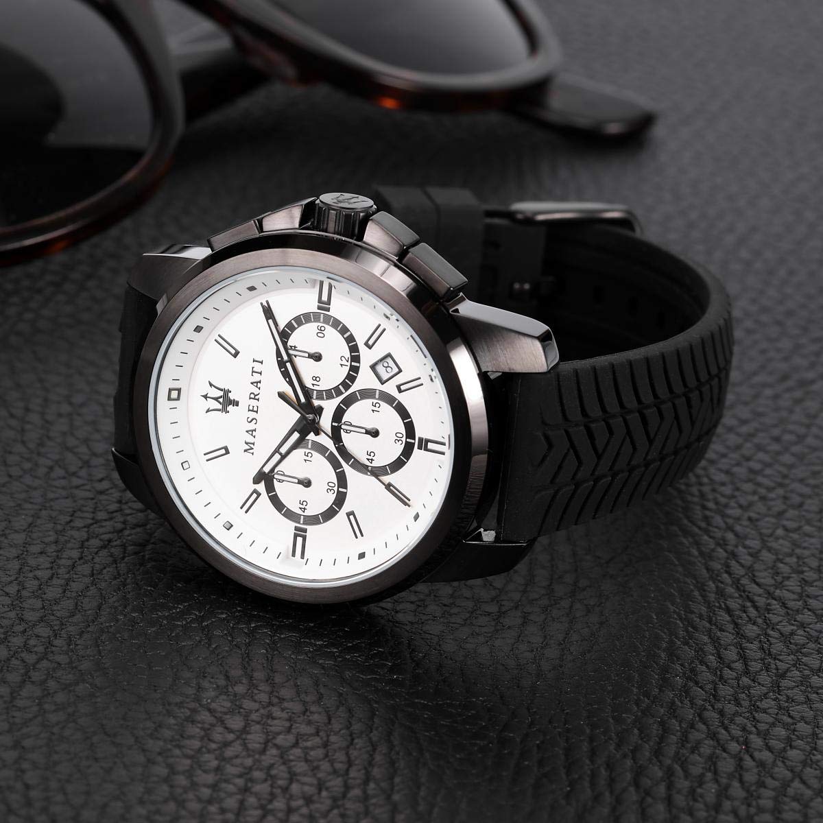 Maserati Analog White Dial Men's Watch R8871621010 - The Watches Men & CO #6