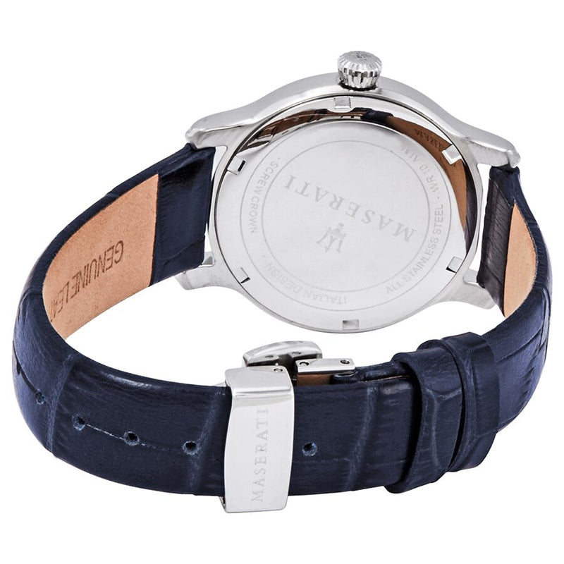 Maserati Epoca Blue Dial Blue Leather Ladies Watch R8851118502 - The Watches Men & CO #3