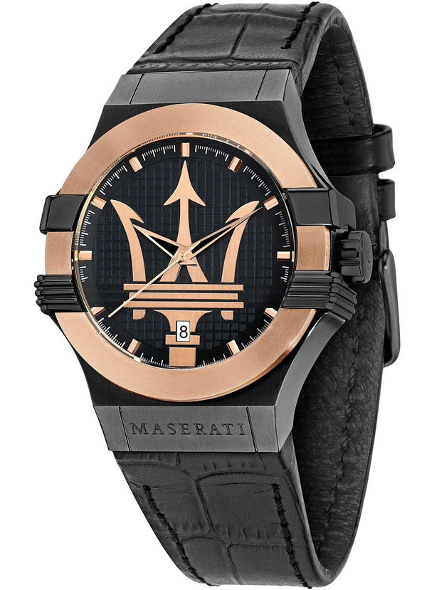 Maserati Potenza Quartz Black Dial Men’s Watch R8851108032 - Watch