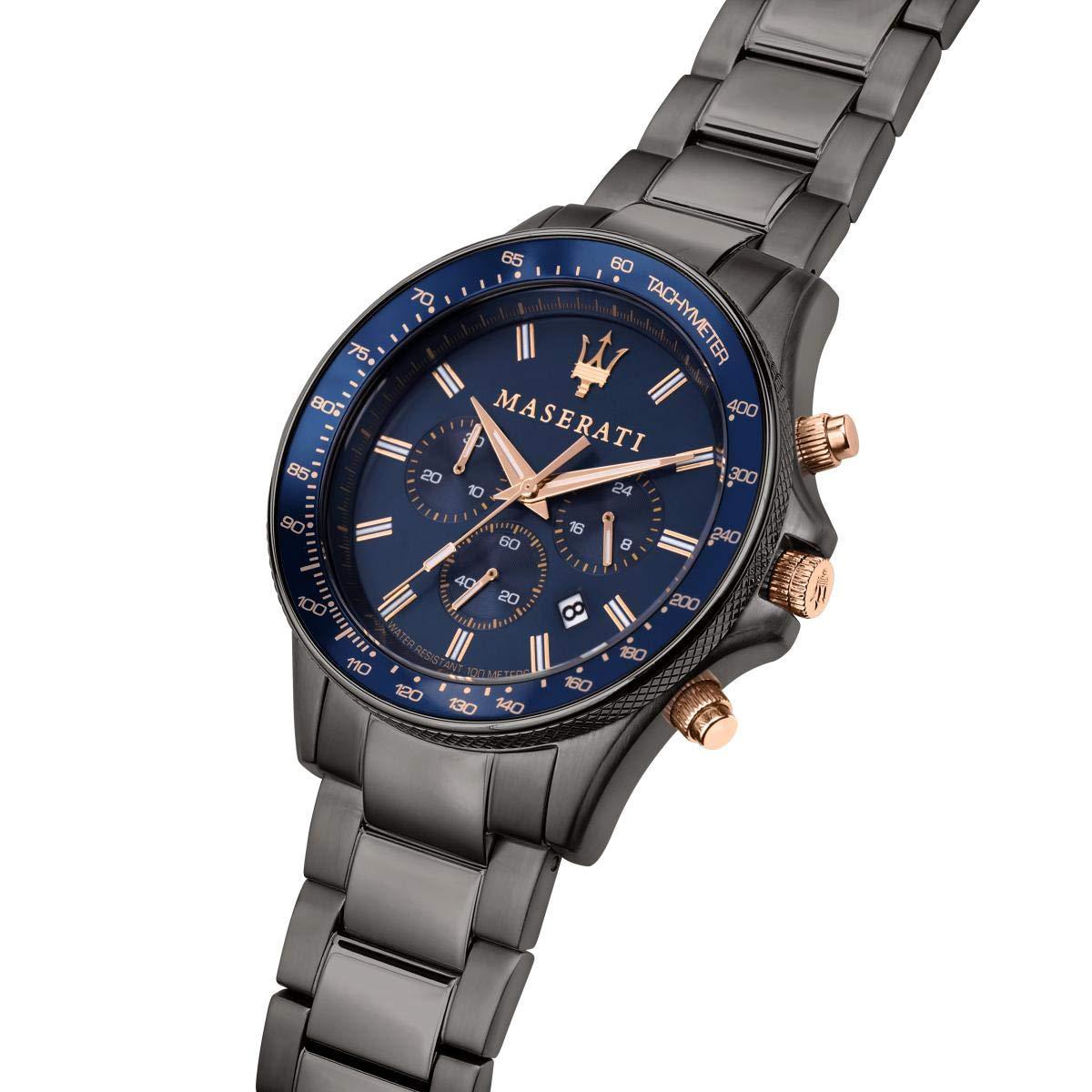 Maserati Sfida Analog Blue Dial Men's Watch R8873640001 - The Watches Men & CO #4
