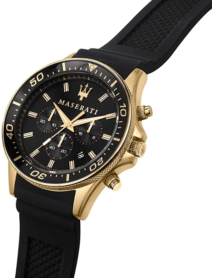 Maserati Sfida Chronograph Black Men's  Watch R8871640001 - The Watches Men & CO #4