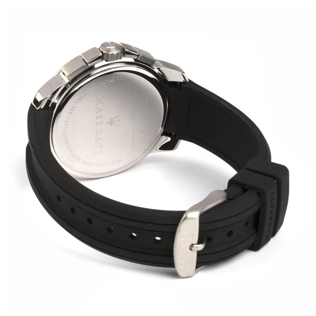 Maserati Sfida Chronograph Black/Silver Dial Men’s Watch R8851123001 - Watch