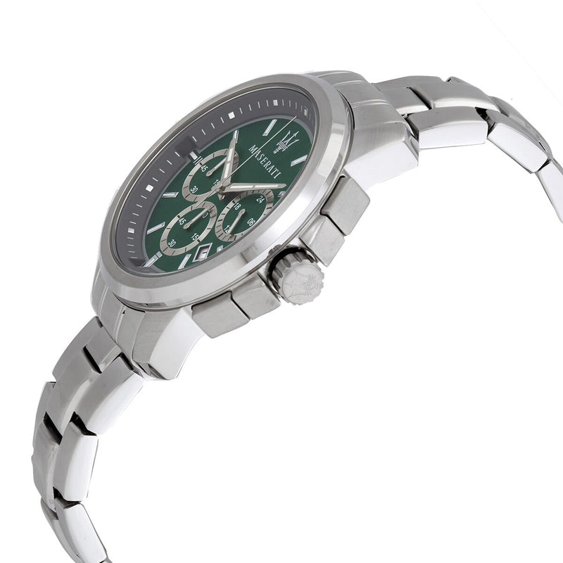 Maserati Successo Chronograph Quartz Green Dial Men's Watch #R8873621017 - The Watches Men & Co #2