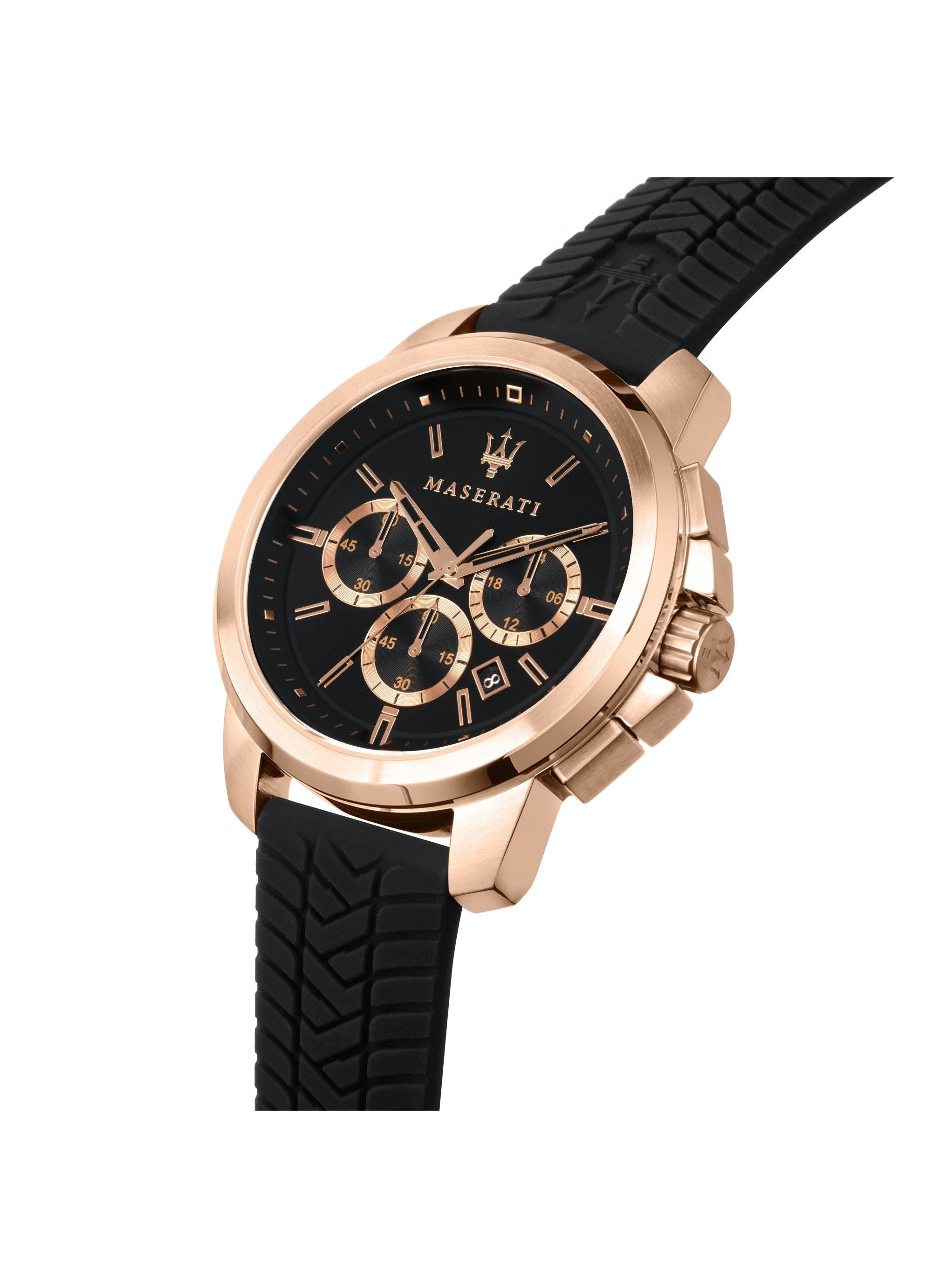 Maserati Successo Rose Gold PVD Men's Watch R8871621012 - The Watches Men & CO #4