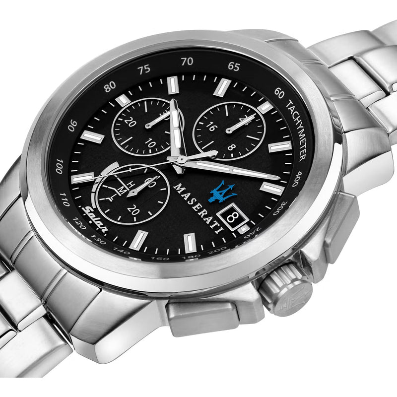 Maserati Successo Silver Chronograph R8873645003 - The Watches Men & CO #2