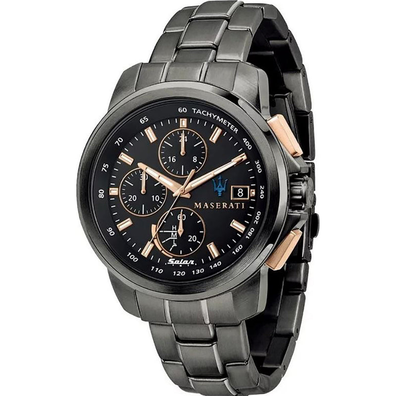 Maserati Successo Charcoal Chronograph  R8873645001 - The Watches Men & Co