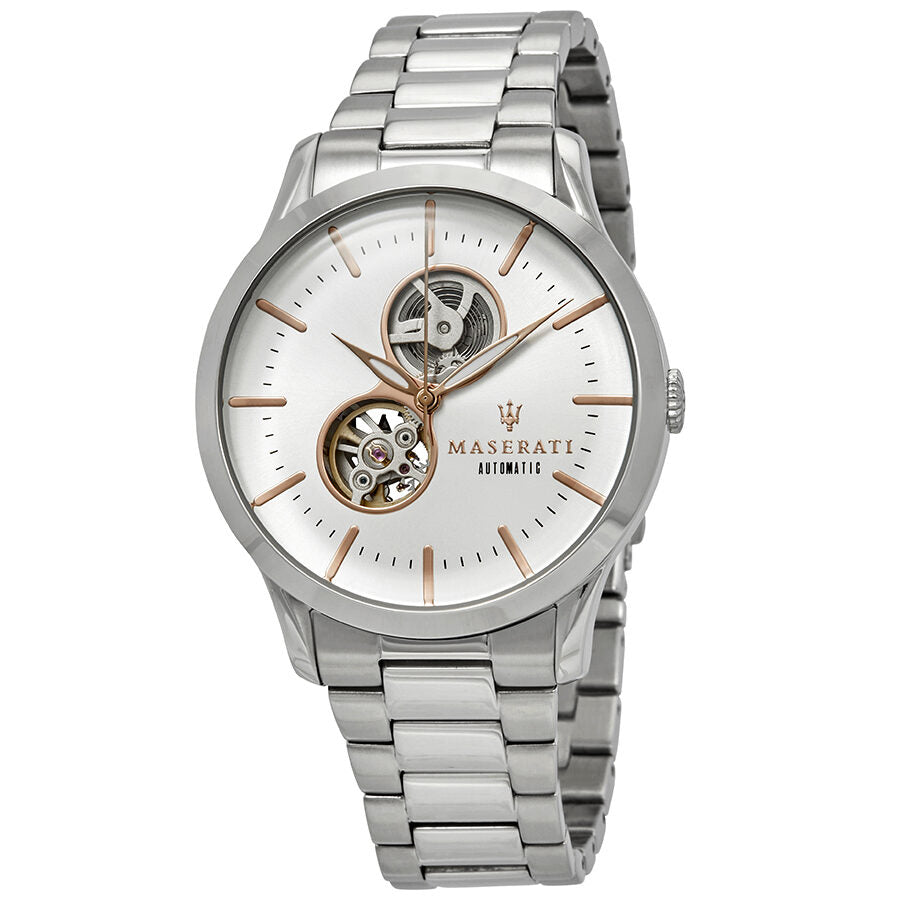 Maserati Tradizione Automatic White Dial Men's Watch R8823125001 - The Watches Men & CO