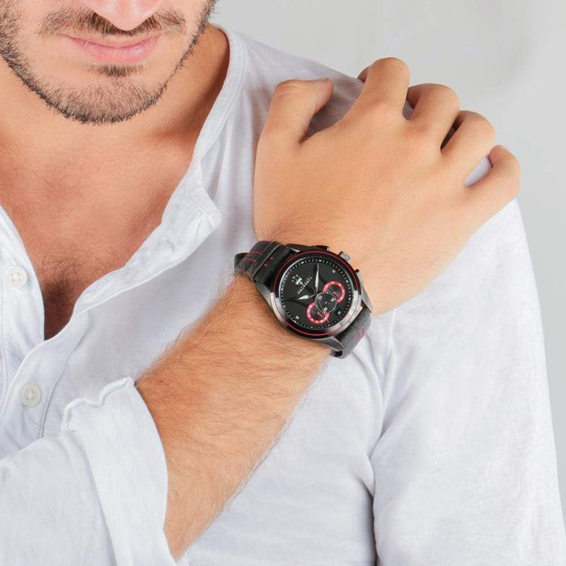 Maserati Traguardo Chronograph Black Dial Men’s Watch R8871612023 - Watch