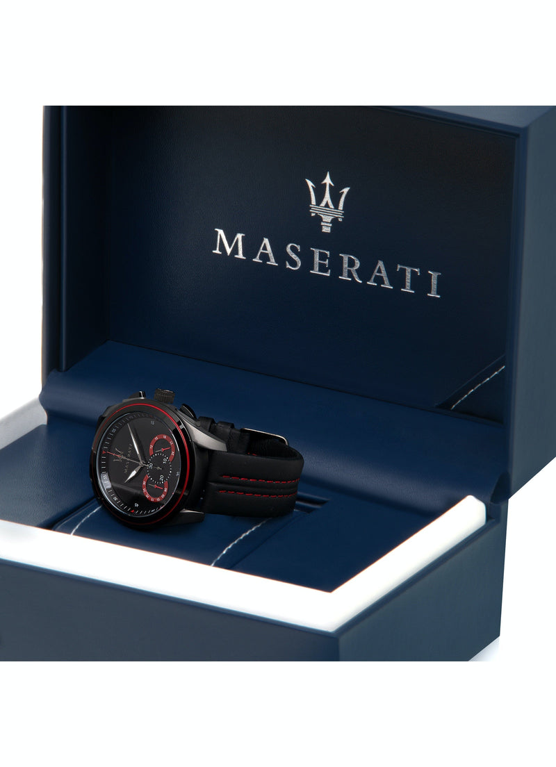 Maserati Traguardo Chronograph Black Dial Men’s Watch R8871612023 - Watch