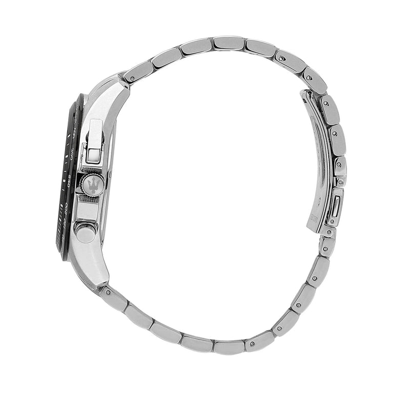 Maserati Traguardo Silver Chronograph Men's Watch R8873612049 - The Watches Men & CO #3