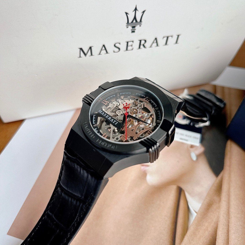 Maserati Watch Automatic Skeleton Men's Watch R8821108021 - The Watches Men & CO #5