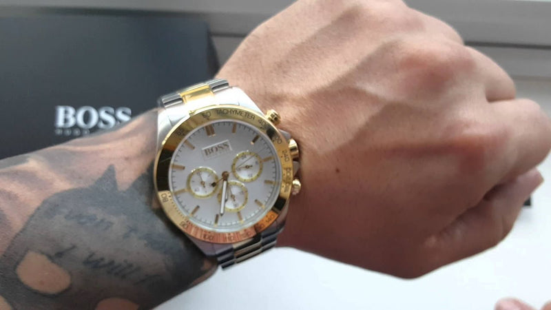 Hugo Boss Gold PVD/Stainless Steel Men's Watch#1512960 - The Watches Men & CO #6
