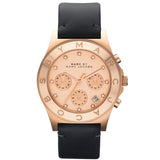 Marc By Marc Jacobs Blade Rose Gold Women's Leather Chronograph Watch  MBM1188 - Big Daddy Watches