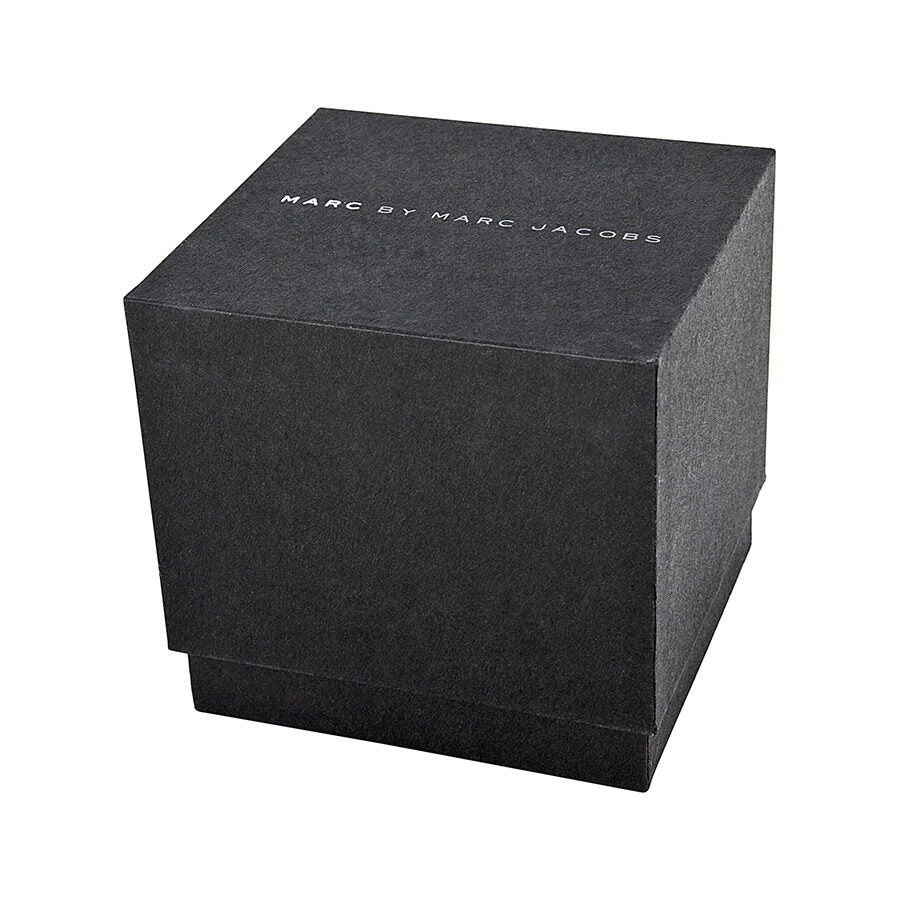 Marc by Marc Jacobs branded watch box packaging for Henry Dinky timepiece