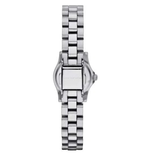 Silver-tone stainless steel case back of Marc by Marc Jacobs women's watch MBM3201